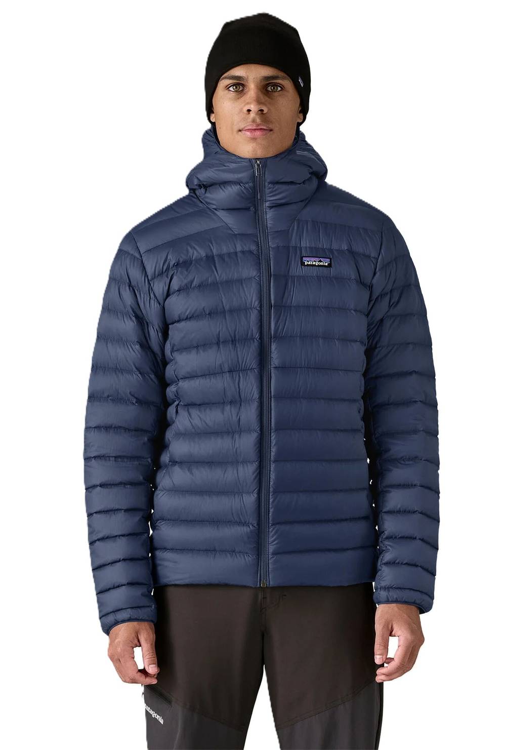 Patagonia Men's Down Sweater Hoody in New Navy - Image 2 of 3