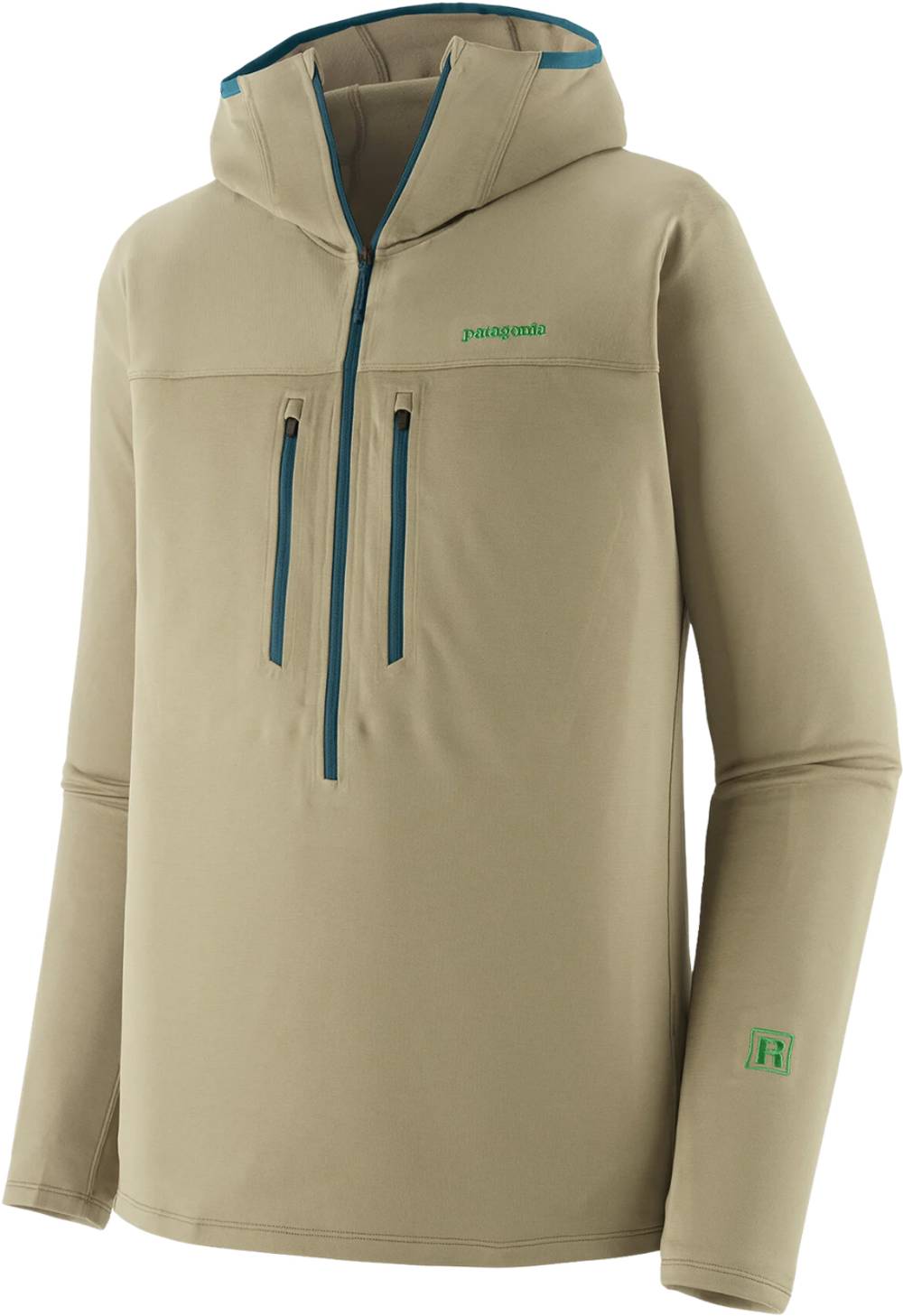 Patagonia Men's R1 Ultralight Hoody in Weathered Stone - Image 1 of 1