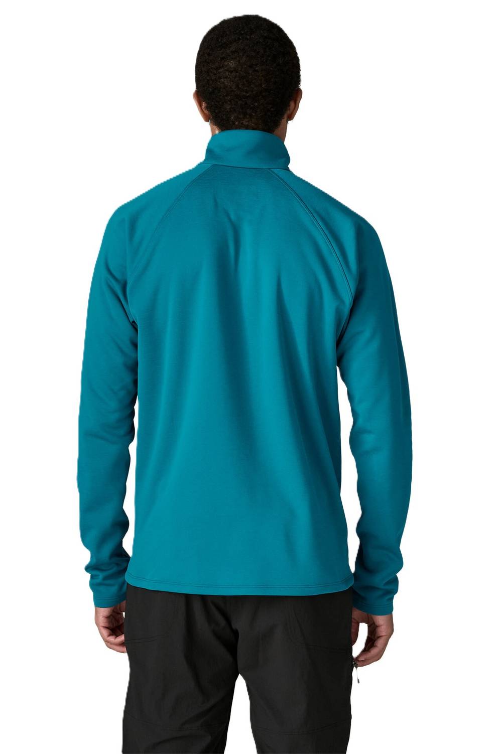 Patagonia Men's R1 Ultralight 1/2 Zip in Glacial Blue - Image 3 of 3
