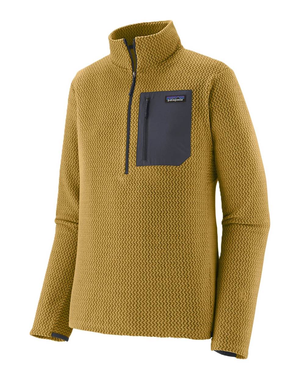 Patagonia Men's R1 Air Zip Neck in Lynx Tan - Image 1 of 2