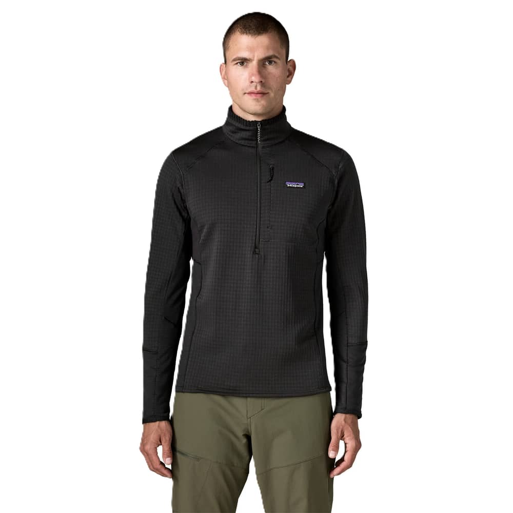 Patagonia Men's R1 Pullover in Black/Black - Image 2 of 2