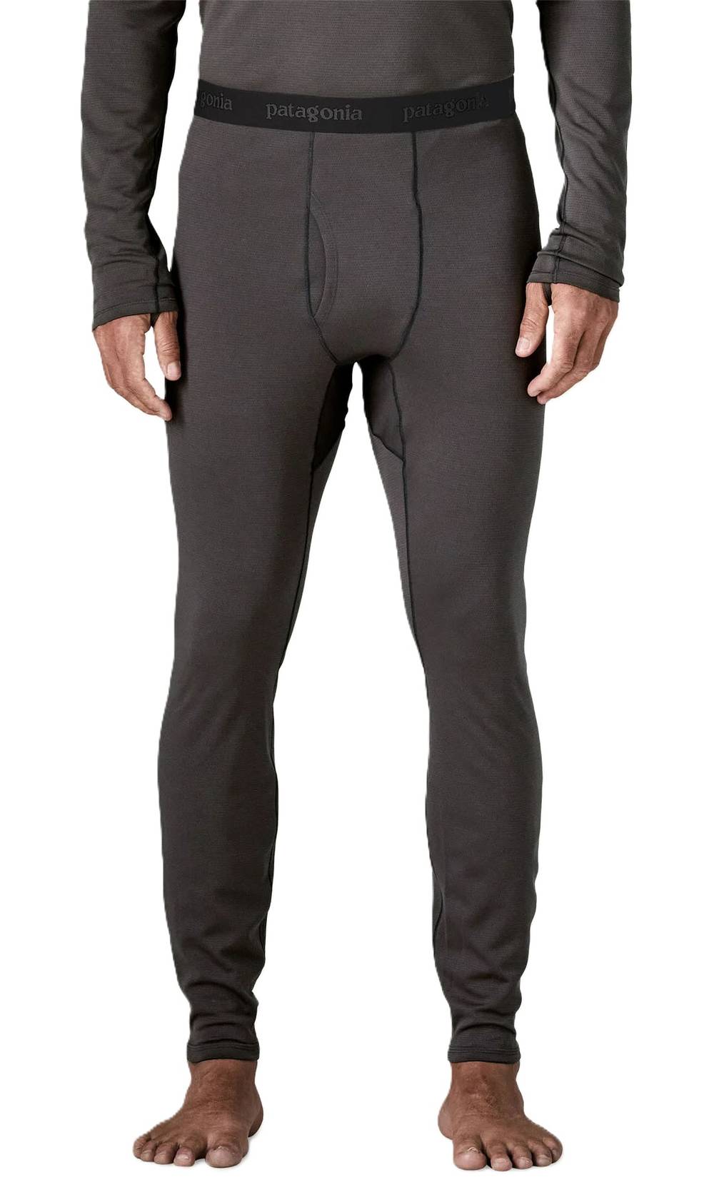 Patagonia Men's Capilene Midweight Bottoms in Ink Black - Image 3 of 3