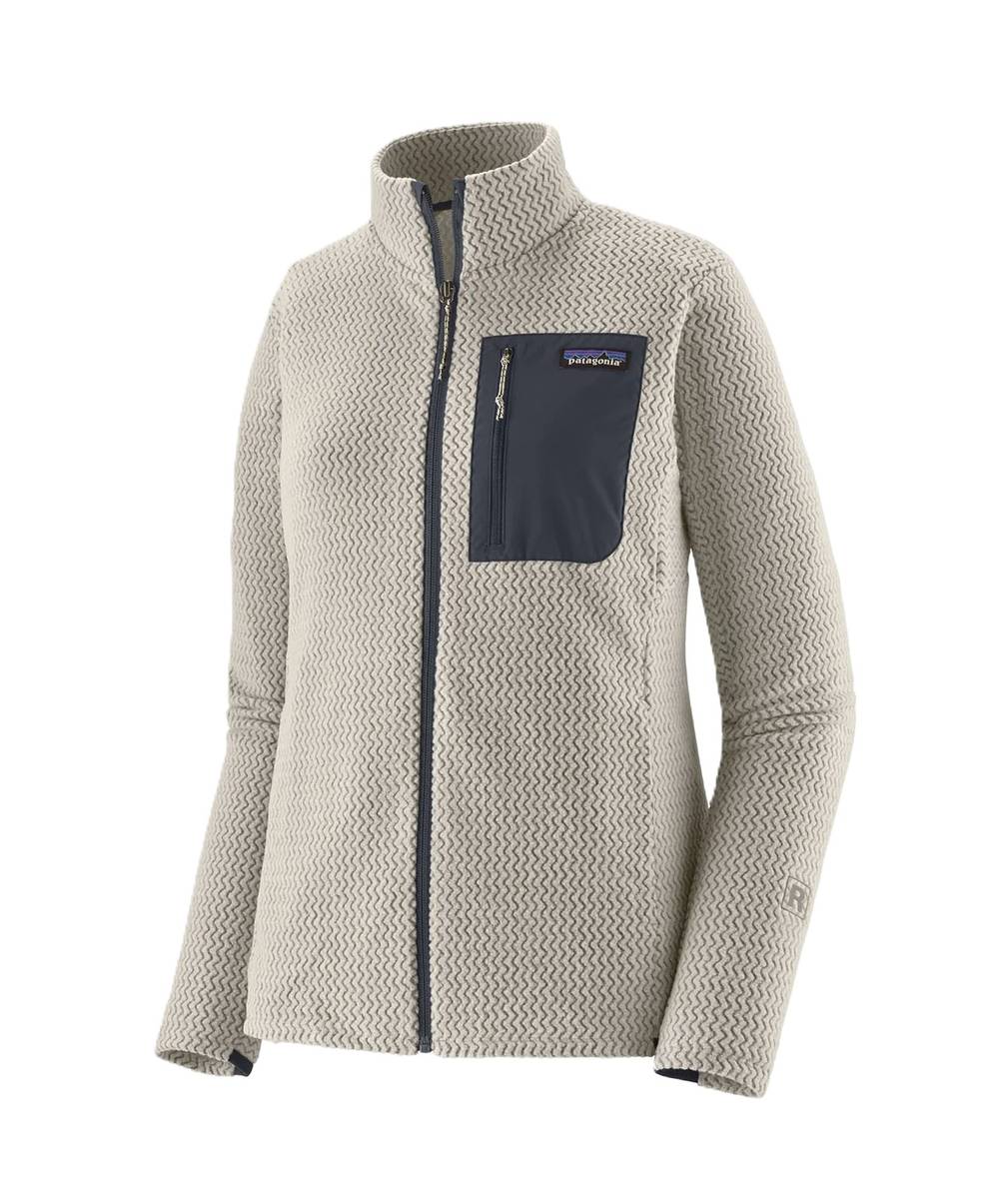 Patagonia Women's R1 Air Fleece Jacket in Birch White - Image 1 of 2
