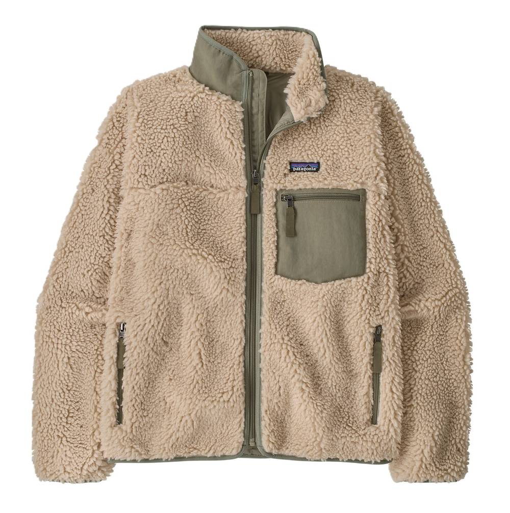 Patagonia Women's Classic Retro-X Fleece Jacket in Dark Natural w/River Rock Green - Image 1 of 1