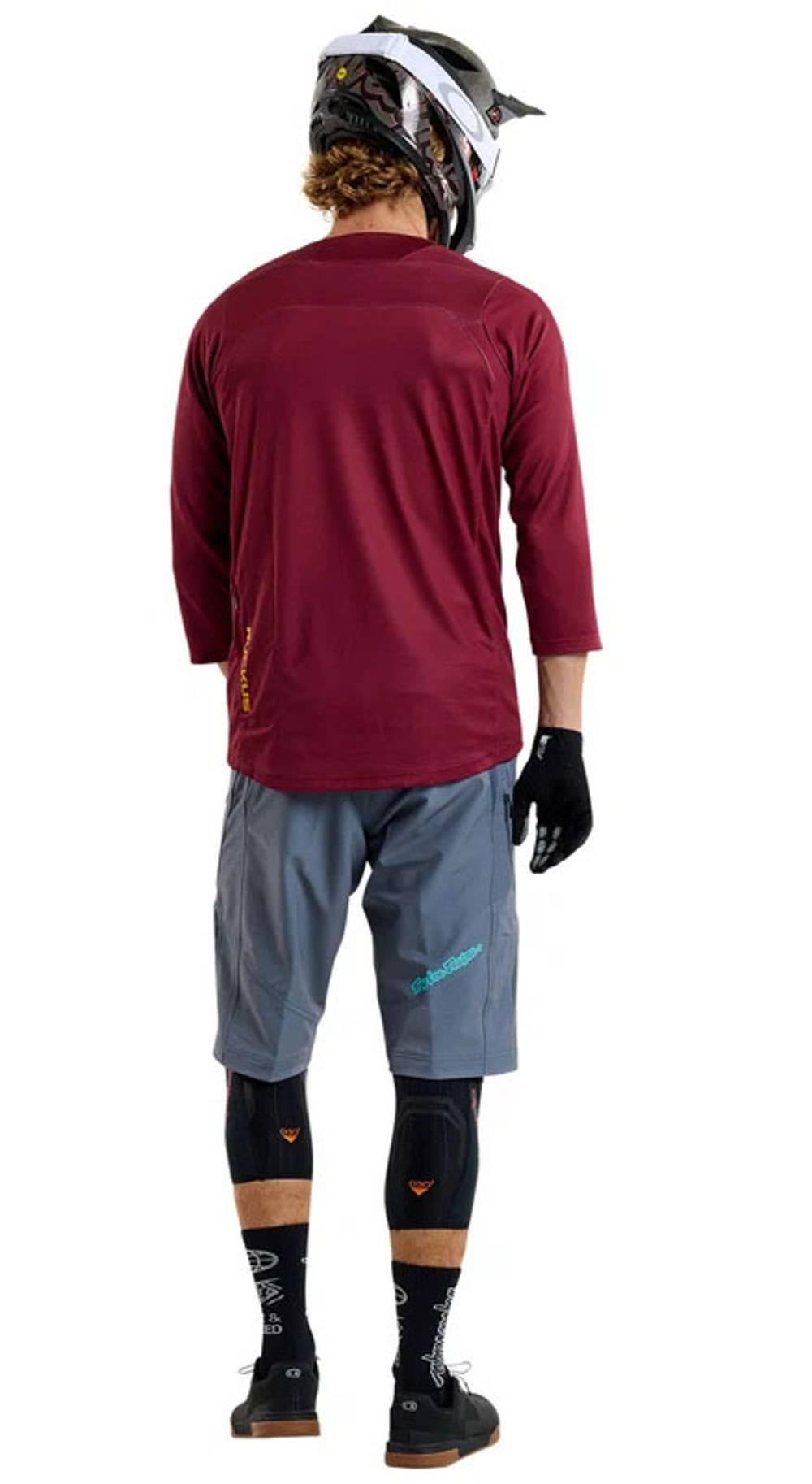 Troy Lee Designs Ruckus Short Shell in Mono Steel Blue - Image 10 of 17