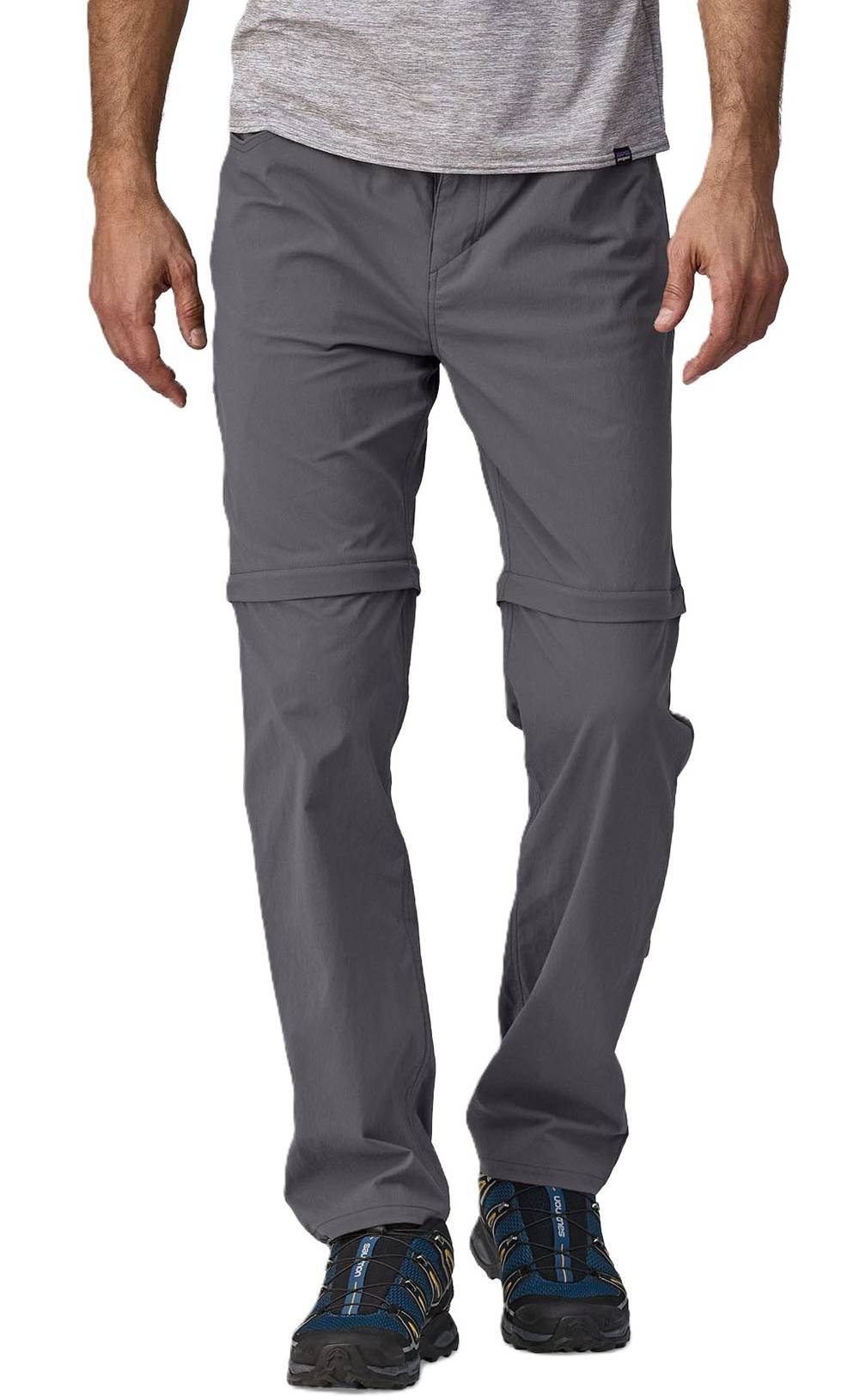 Patagonia Men's Quandary Convertible Pants in Forge Grey - Image 1 of 2