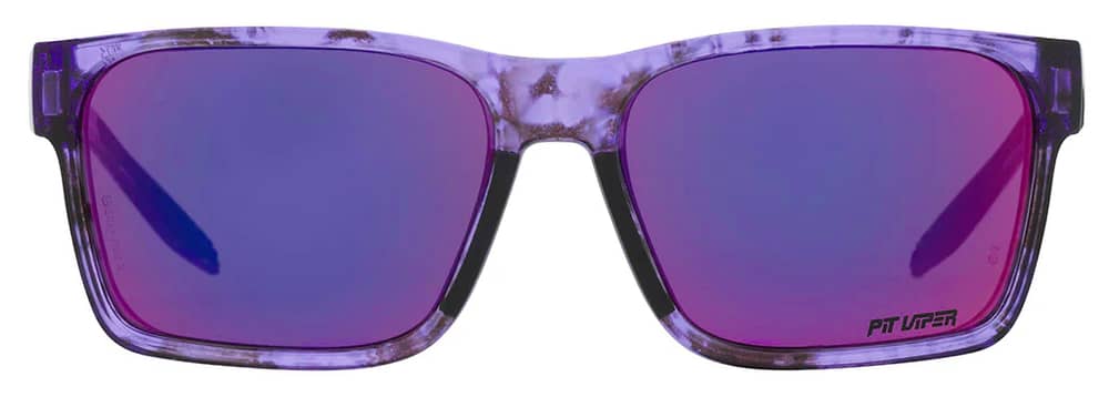 Pit Viper The Shelldon Revlock Sunglasses in Pink/Purple - Image 2 of 5