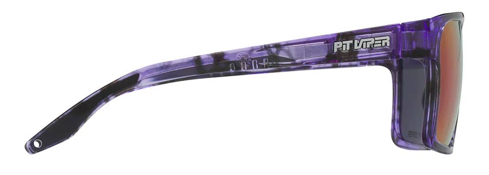 Pit Viper The Shelldon Revlock Sunglasses in Pink/Purple - Image 3 of 5