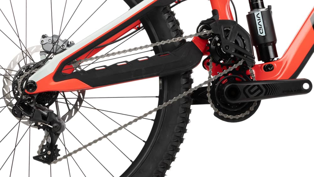 Pivot Phoenix V5 Ride GX DH Bike 2025 in Red Mint - Image 2 of 6