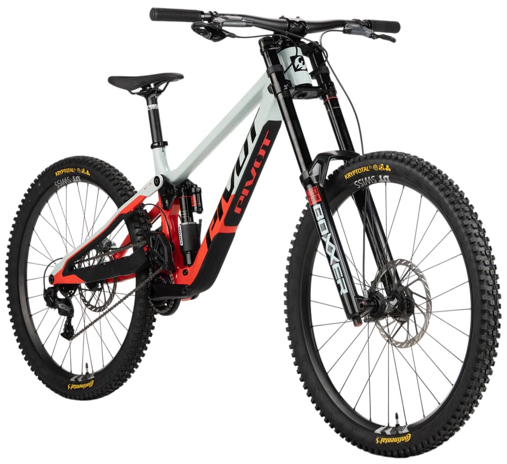 Pivot Phoenix V5 Ride GX DH Bike 2025 in Red Mint - Image 4 of 6
