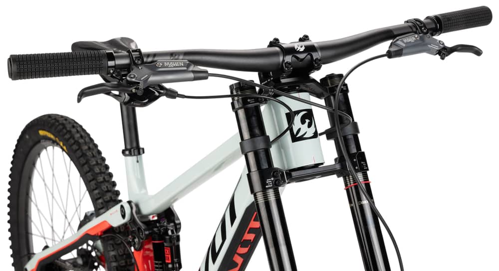 Pivot Phoenix V5 Ride GX DH Bike 2025 in Red Mint - Image 5 of 6