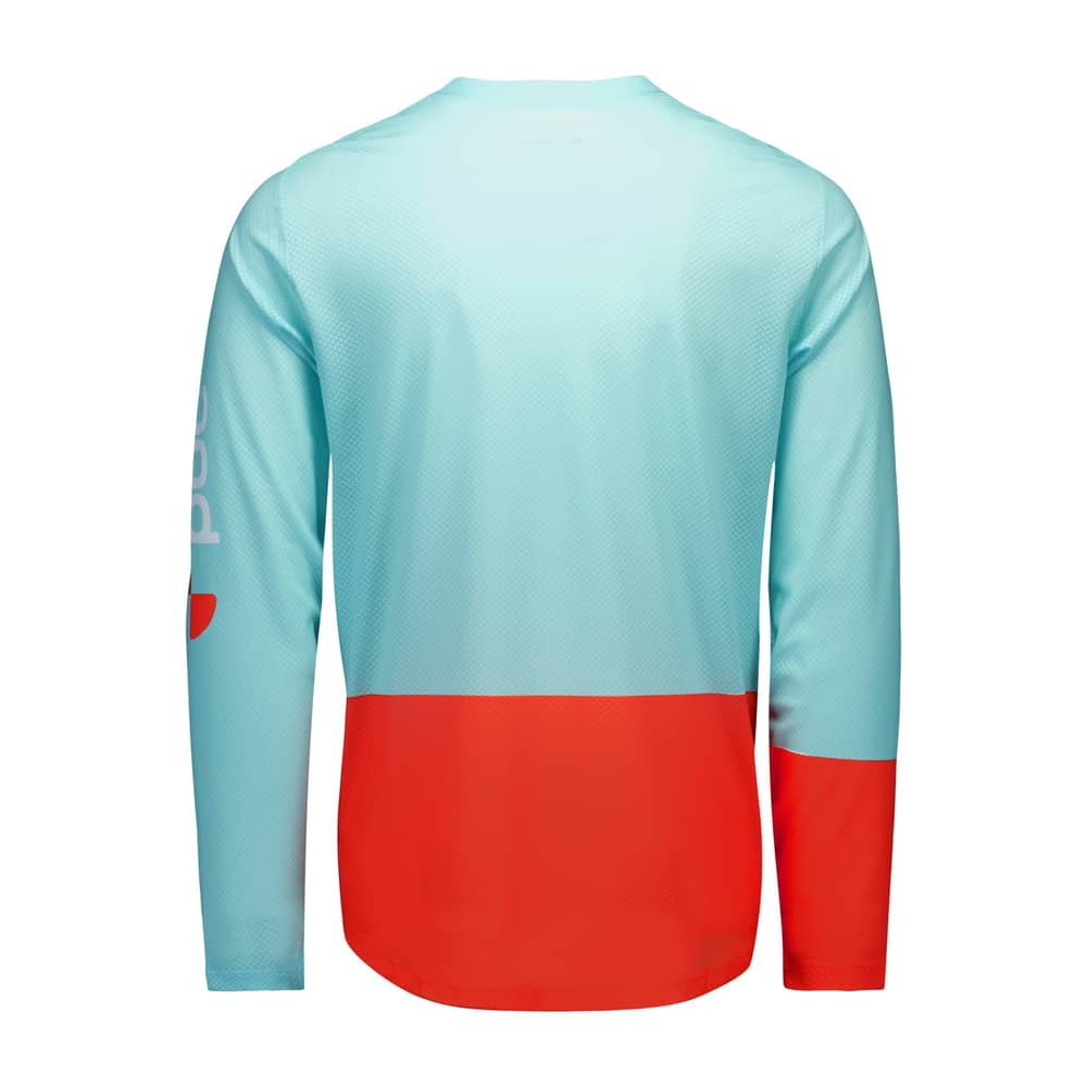 POC Men's Motion Air L/S Jersey in Lazurite Blue/Carnelian Orange - Image 2 of 4