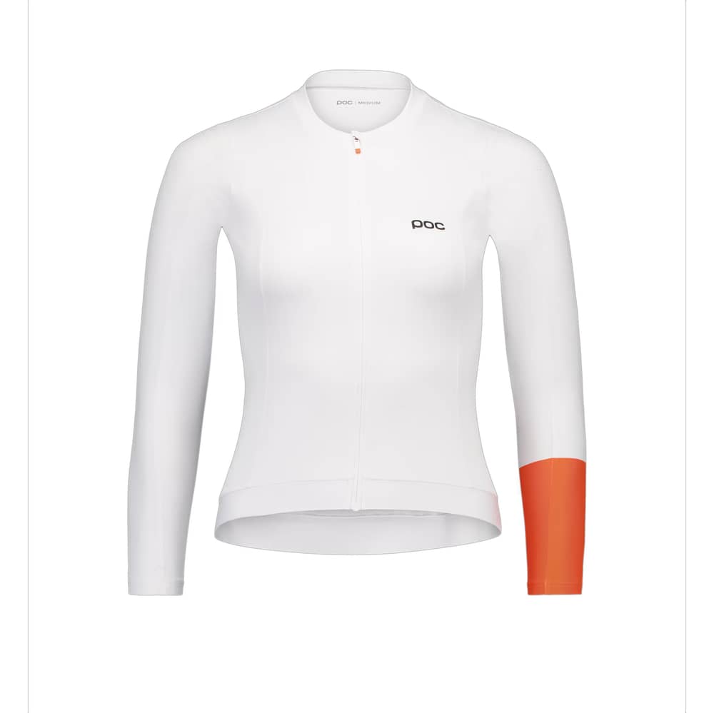 POC Women's Cadence L/S Jersey in Hydrogen White - Image 1 of 3