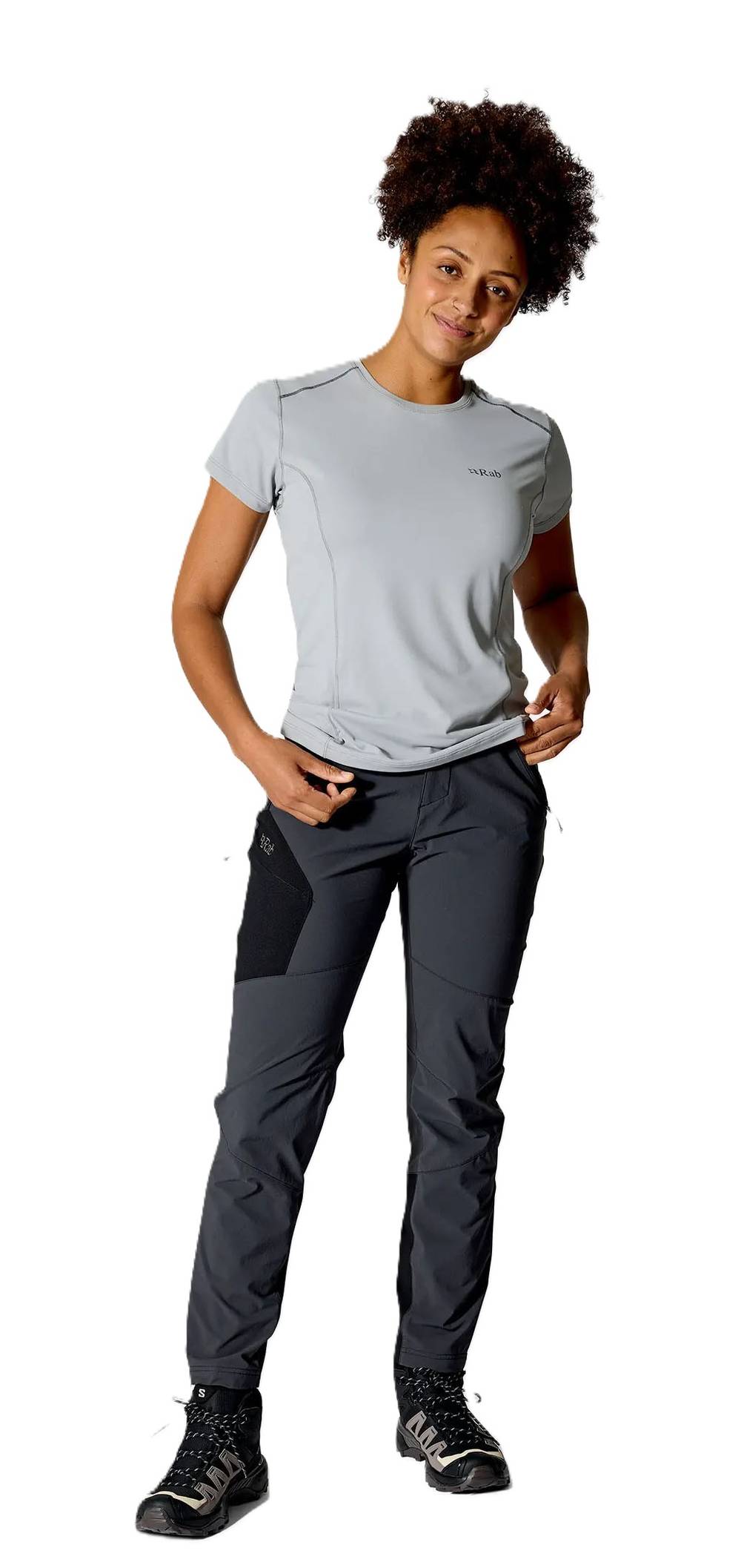 Rab Ascendor Pants Womens in Anthracite - Image 2 of 3