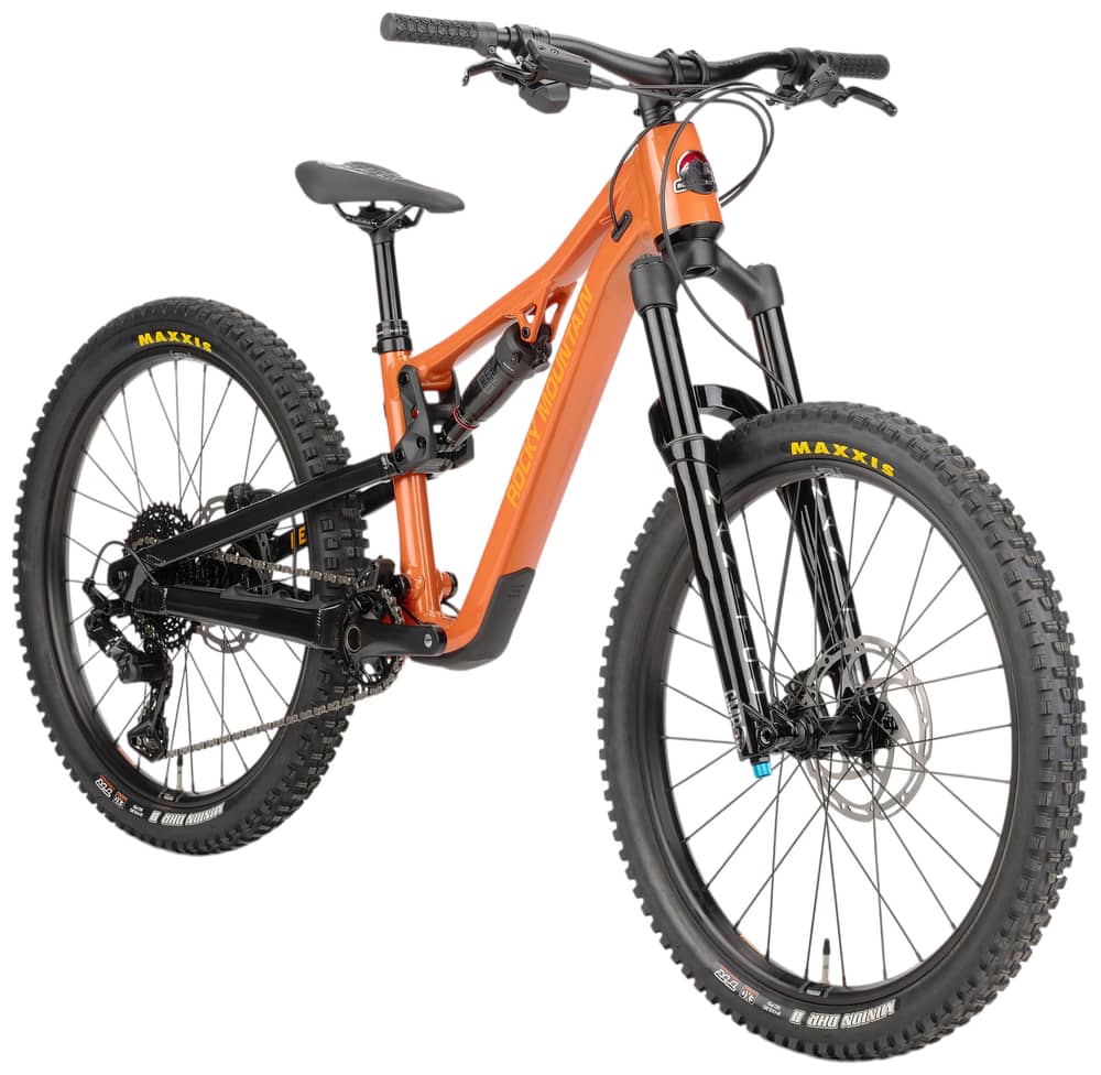 Rocky Mountain Reaper 24 2026 Bike in Orange/Grey - Image 4 of 5