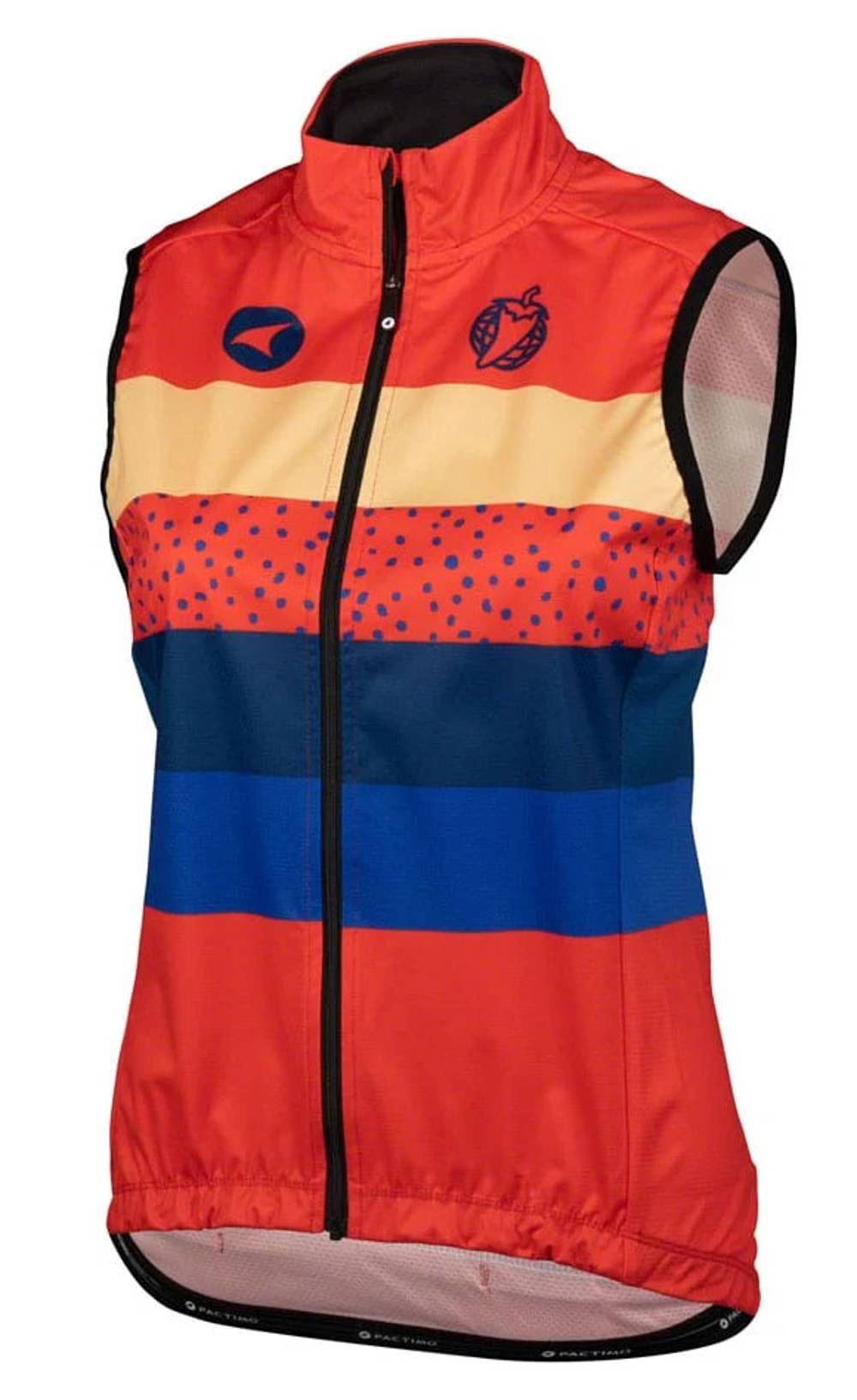 Salsa | Women's Team Polytone Vest | Size Xx Large In Red/stripes