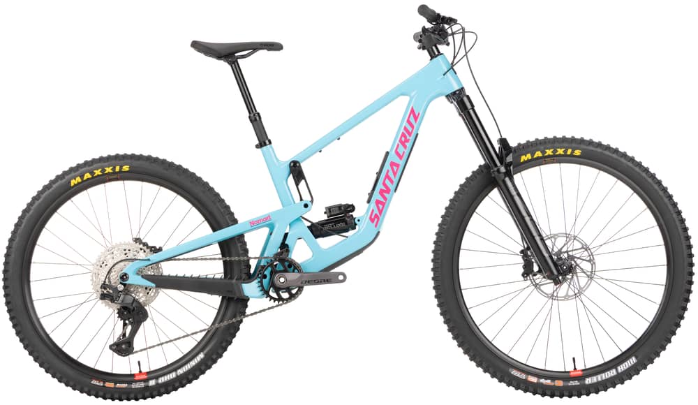 Santa Cruz Nomad 7 CC Deore 2027 Bike in Gloss Aqua Magenta - Image 1 of 5