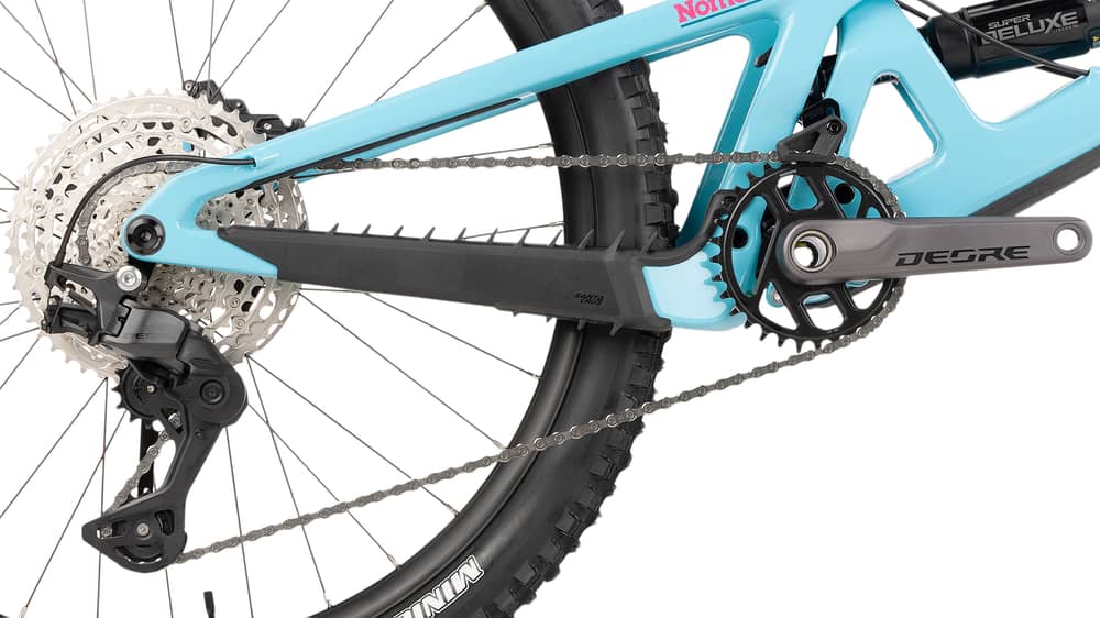 Santa Cruz Nomad 7 CC Deore 2027 Bike in Gloss Aqua Magenta - Image 2 of 5