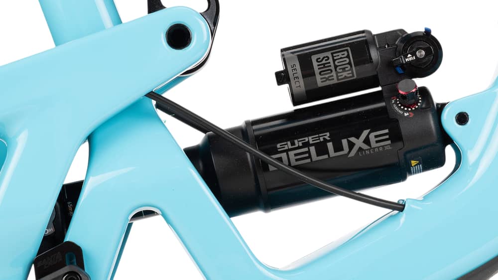 Santa Cruz Nomad 7 CC Deore 2027 Bike in Gloss Aqua Magenta - Image 3 of 5