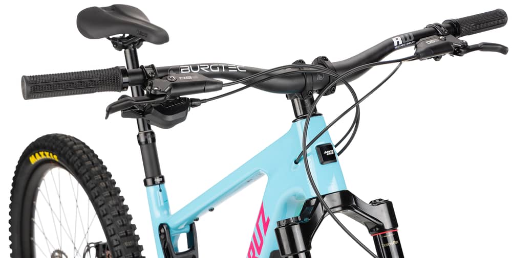 Santa Cruz Nomad 7 CC Deore 2027 Bike in Gloss Aqua Magenta - Image 5 of 5