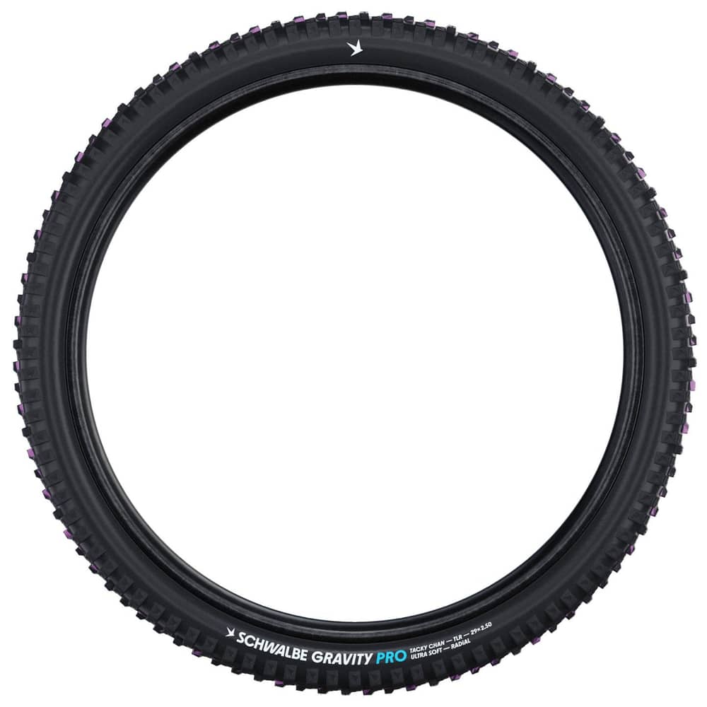 Schwalbe Tacky Chan Trail Pro 29" Radial Tire in Black - Image 3 of 3