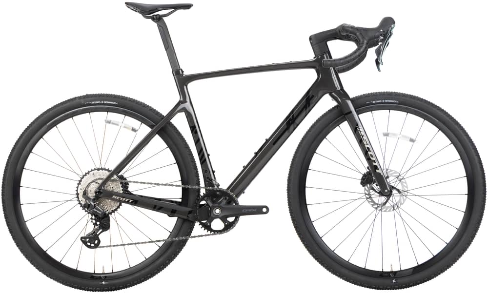 Scott Addict Gravel 30 Bike 2026 in Carbon Black - Image 1 of 5
