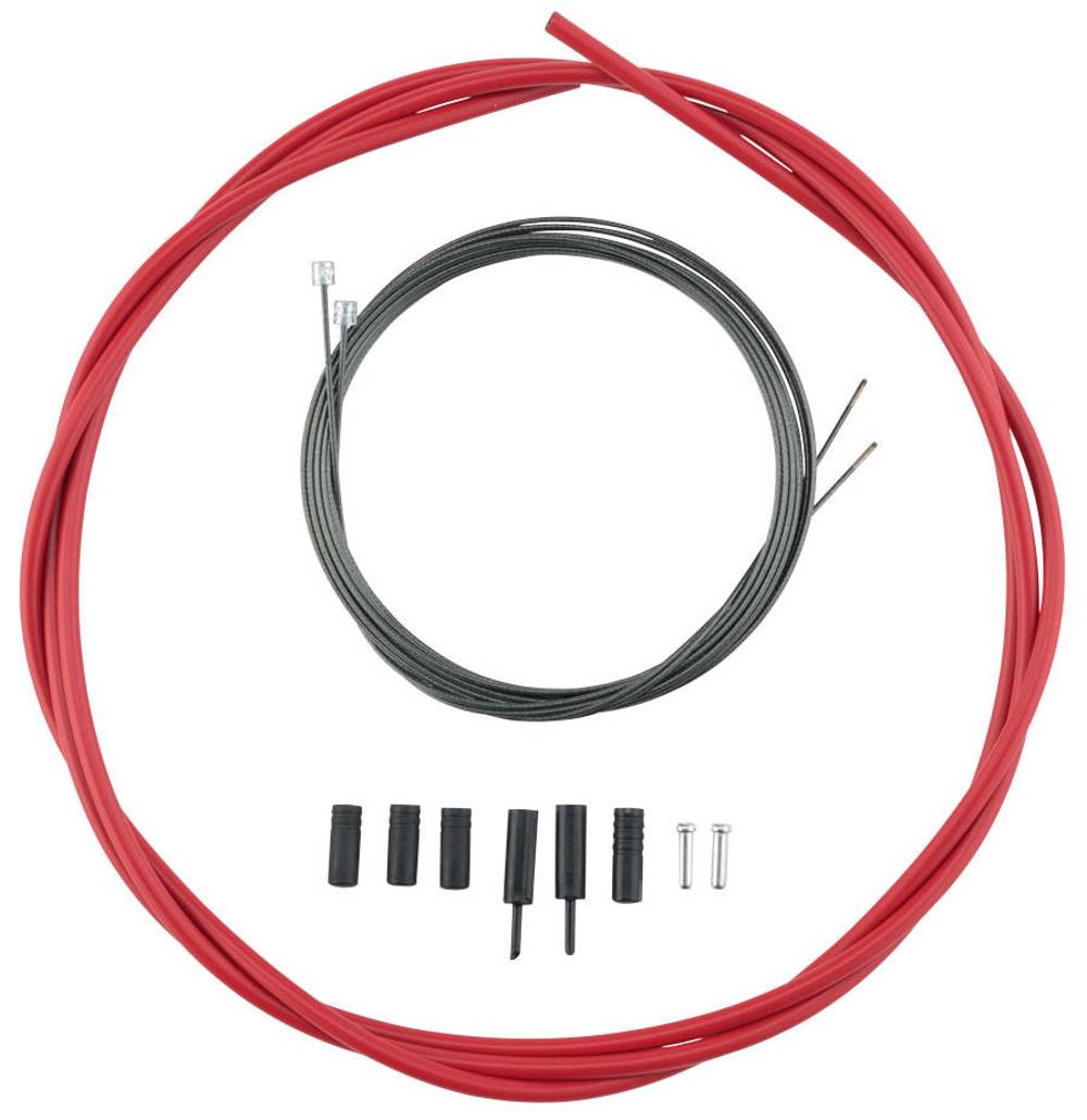 Shimano Road Optislick Derailleur Cable and Housing Set in Red - Image 1 of 1