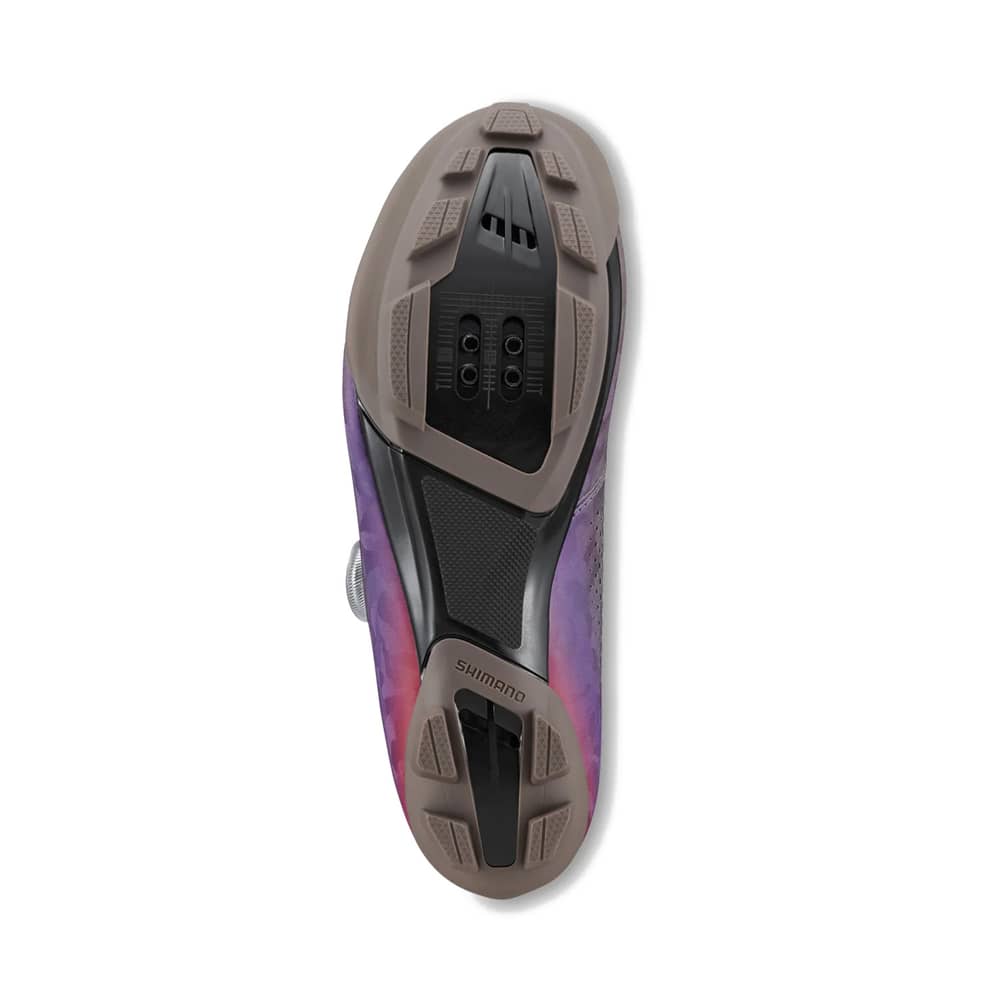 Shimano SH-RX600 Women's Gravel Shoes in Gray/Purple - Image 5 of 7