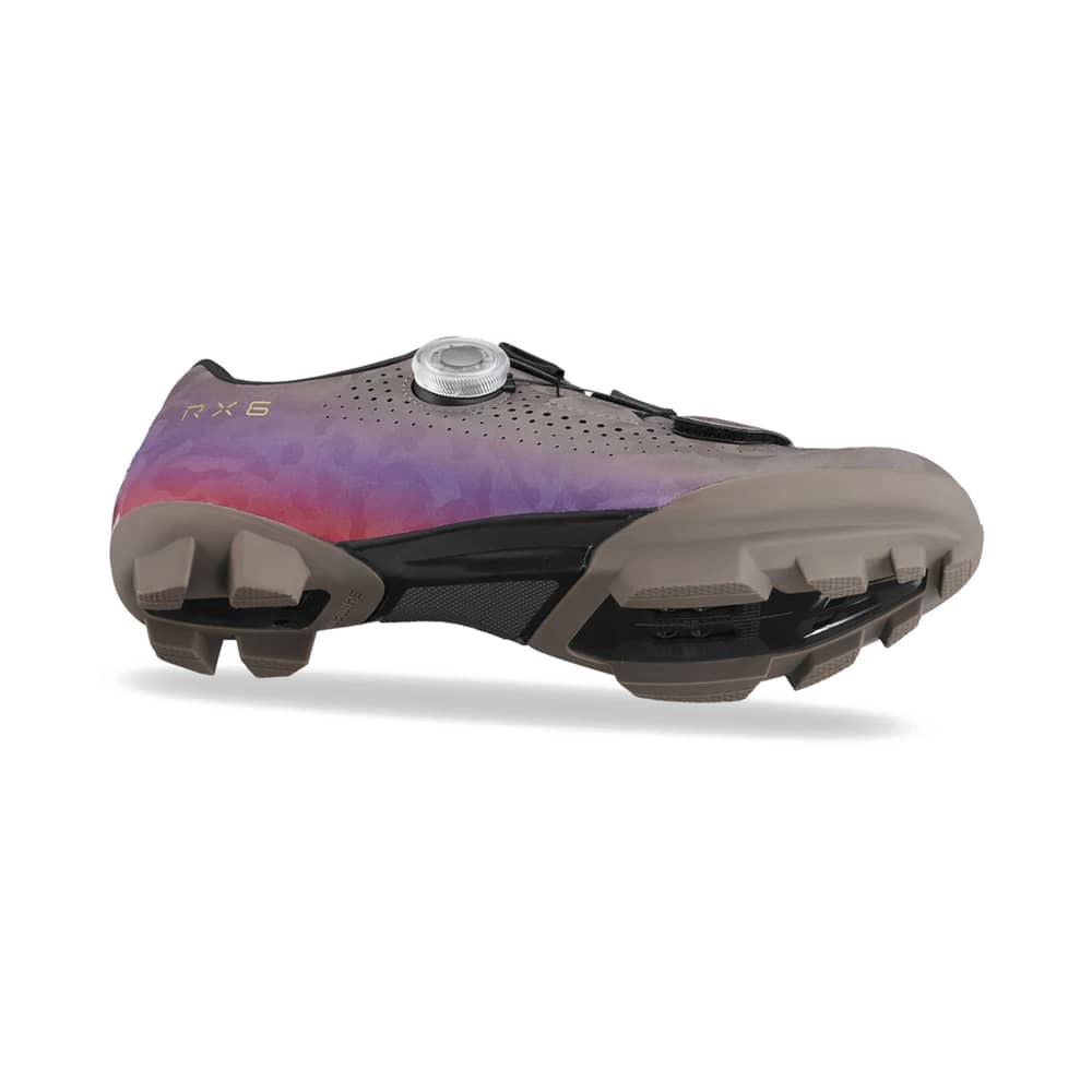 Shimano SH-RX600 Women's Gravel Shoes in Gray/Purple - Image 7 of 7