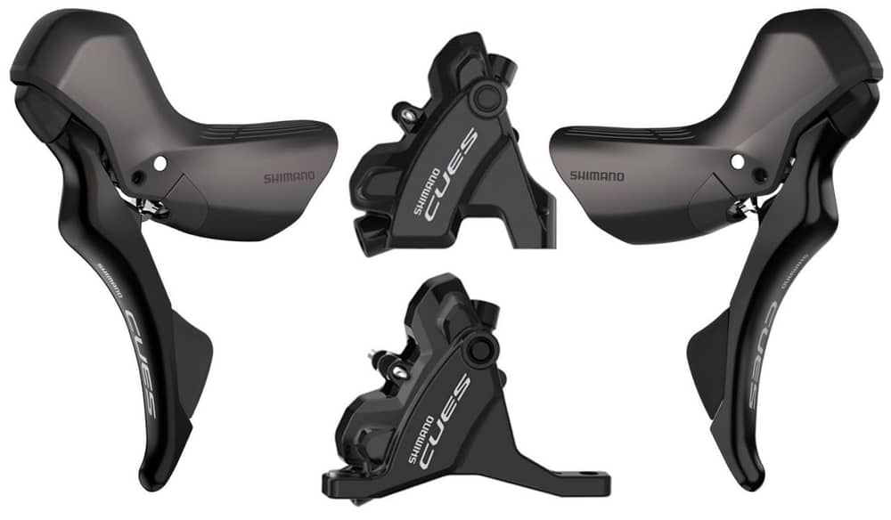 Shimano CUES ST-U4030 Shifters in Black - Image 1 of 2