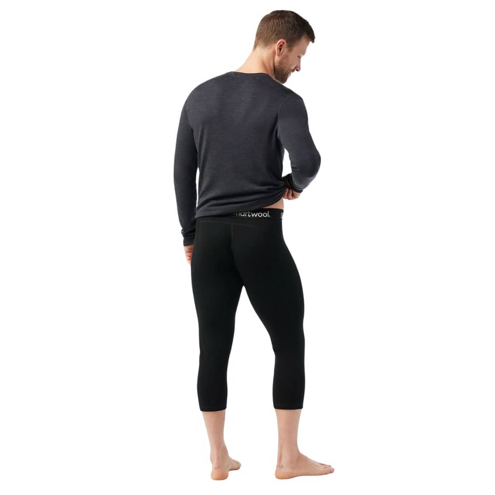 Smartwool Men's Classic Thermal Merino Base Layer 3/4 Bottom in Black - Image 5 of 5