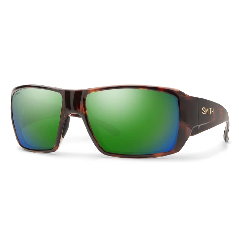 Smith Guide's Choice S Sunglasses in Matte Tortoise/ChromaPop Glass Polarchromic Brown Green Mirror - Image 1 of 3