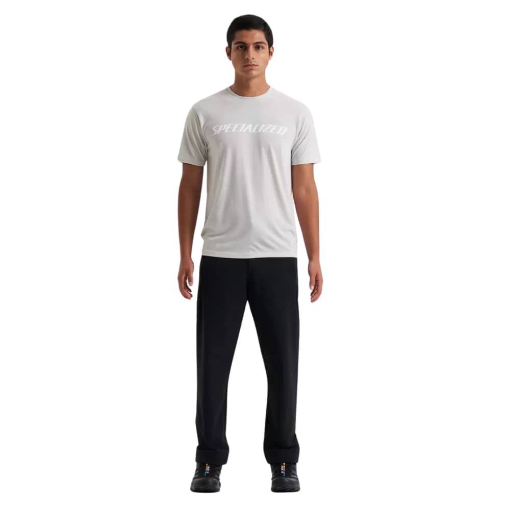 Specialized Wordmark Short Sleeve T-Shirt in Dove Grey - Image 1 of 4