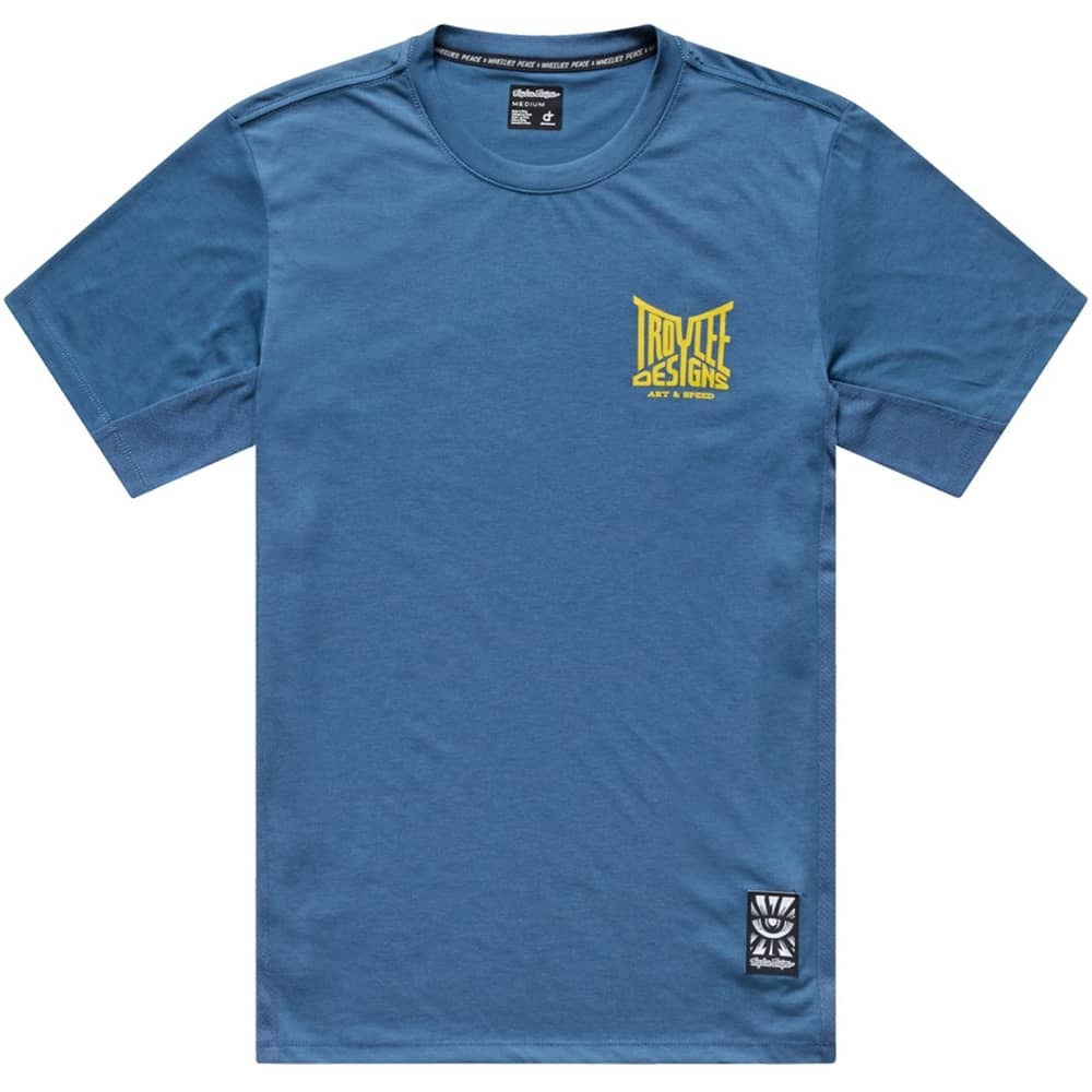 Troy Lee Designs | Skyline Ride Short Sleeve Jersey Men's | Size Extra Large In Handlebar Slate | Polyester