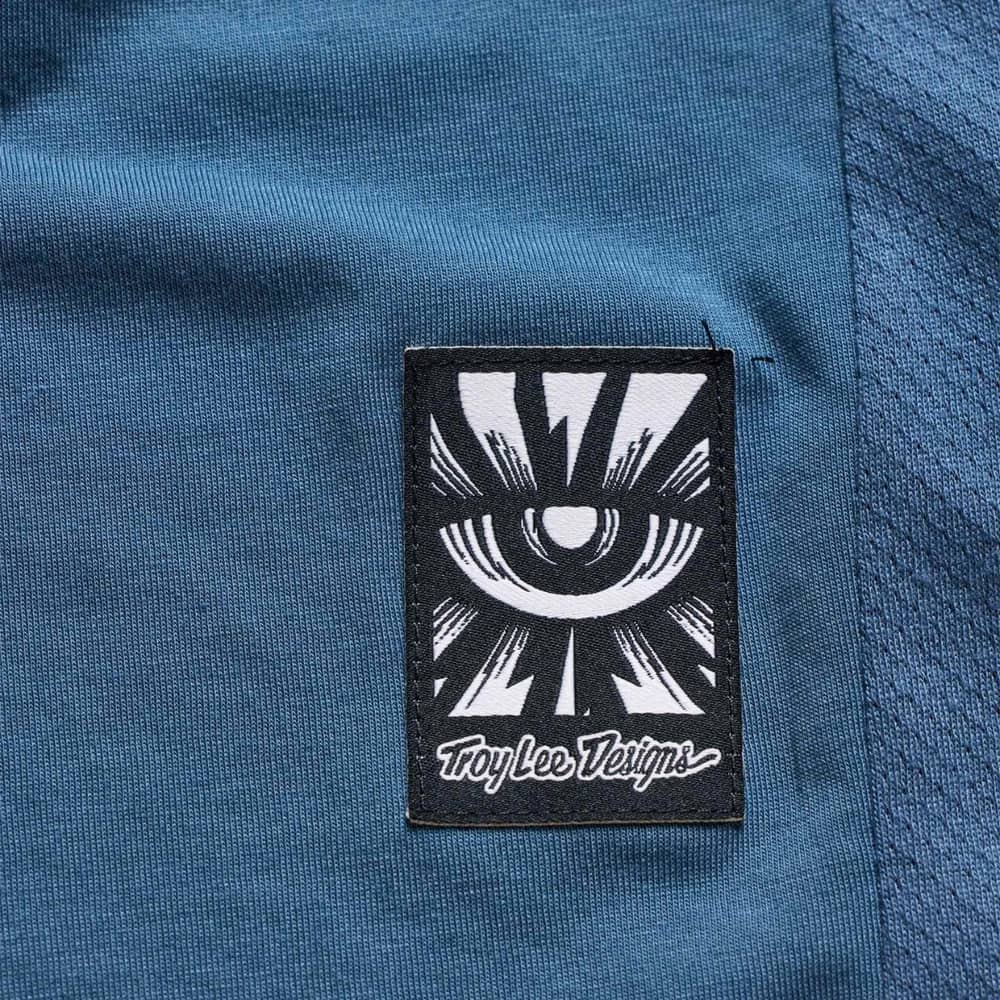 Troy Lee Designs Skyline Ride Short Sleeve Tee in Handlebar Slate - Image 6 of 8