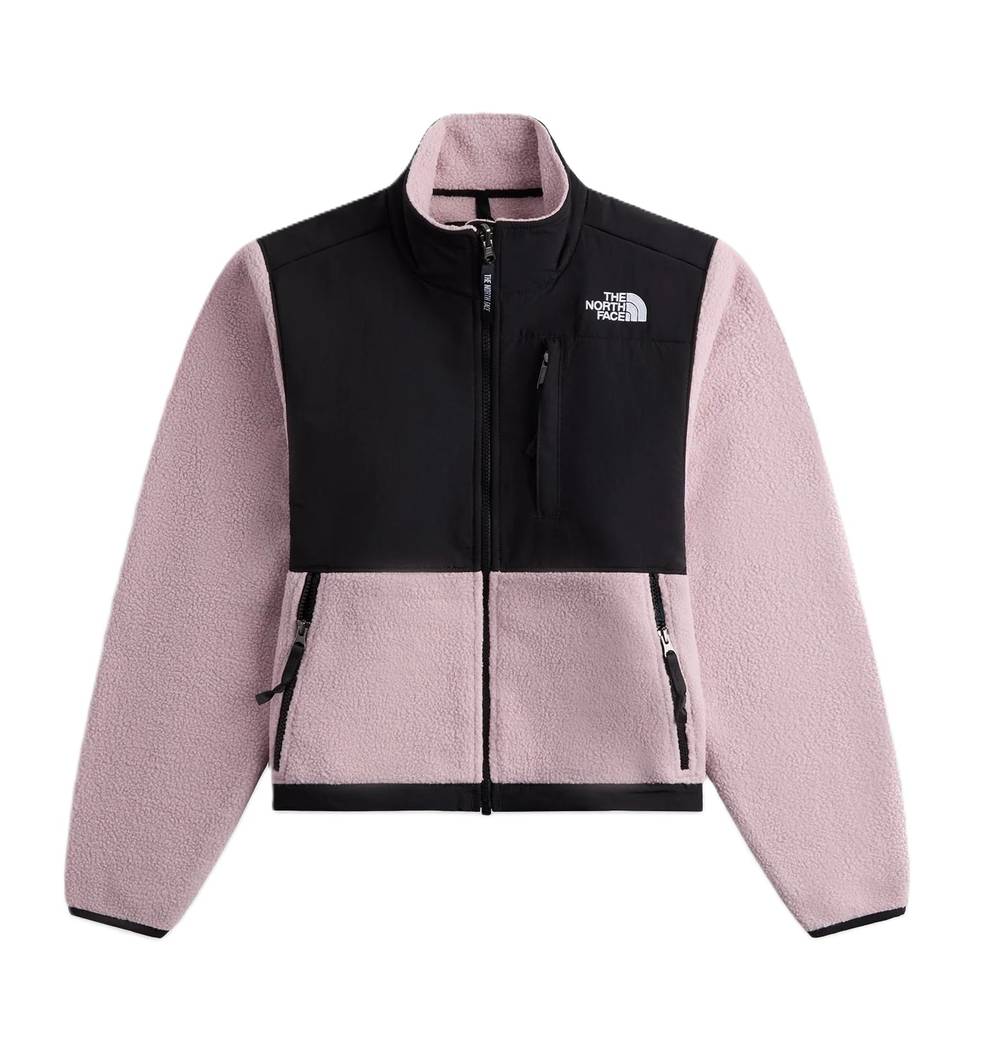 The North Face Women's Retro Denali Jacket in Metal Pink/TNF Black - Image 1 of 2