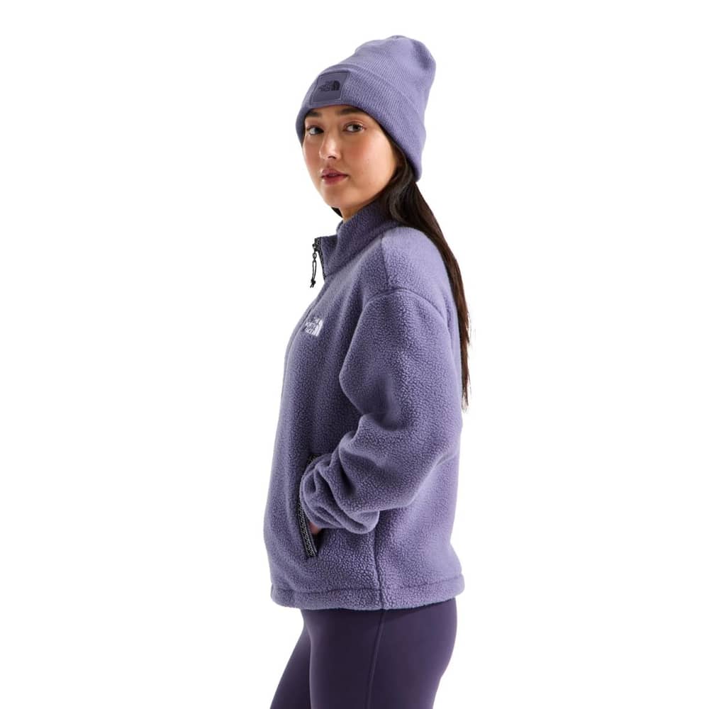The North Face Women's Fleeski Full Zip Jacket in Grounded Plum - Image 2 of 4