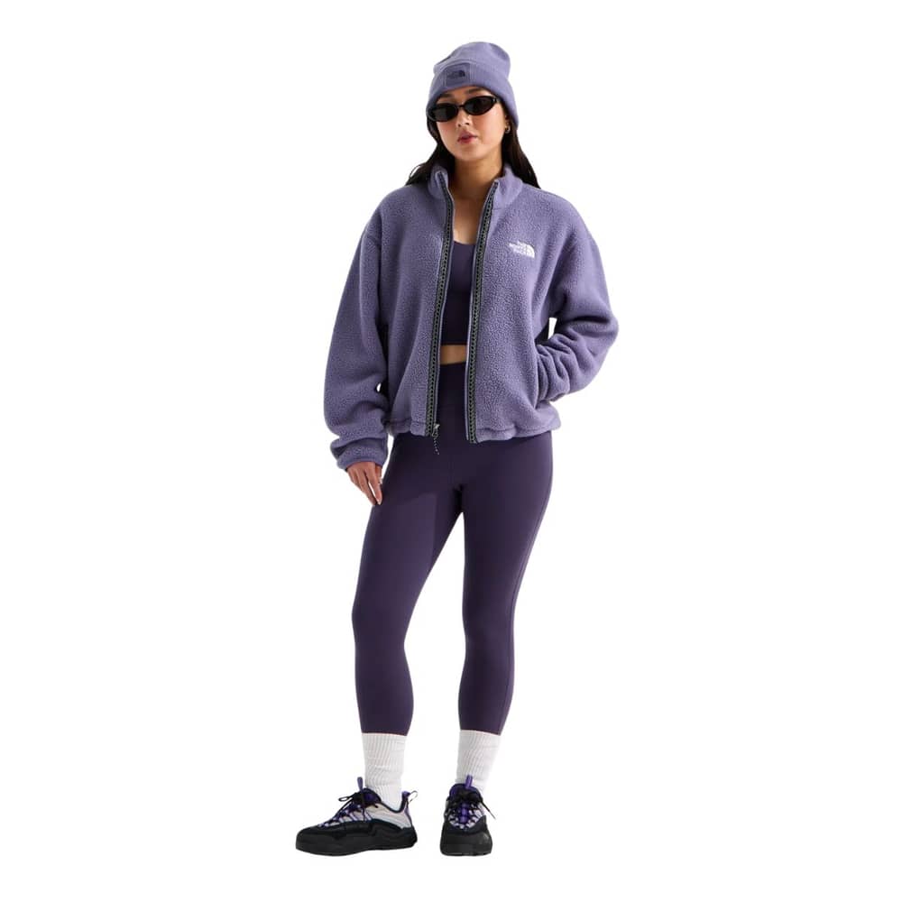 The North Face Women's Fleeski Full Zip Jacket in Grounded Plum - Image 4 of 4