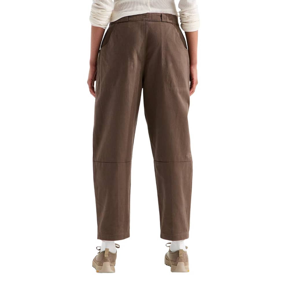 The North Face Women's Pinecrest Heavy Barrel-Leg Pant in Smokey Brown - Image 3 of 8