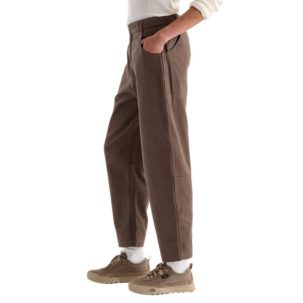 The North Face Women's Pinecrest Heavy Barrel-Leg Pant in Smokey Brown - Image 4 of 8