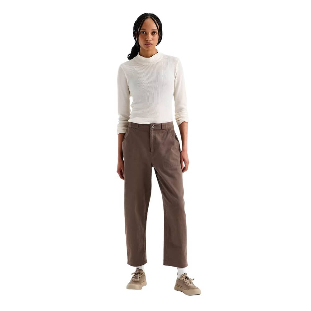 The North Face Women's Pinecrest Heavy Barrel-Leg Pant in Smokey Brown - Image 5 of 8