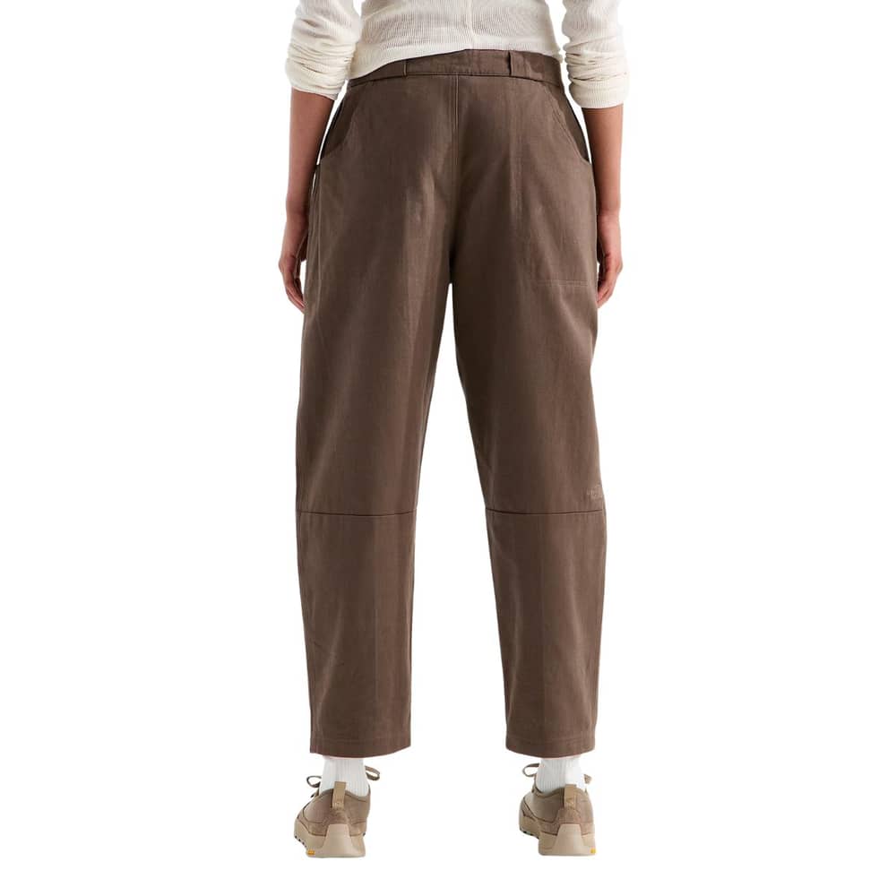 The North Face Women's Pinecrest Heavy Barrel-Leg Pant in Smokey Brown - Image 7 of 8