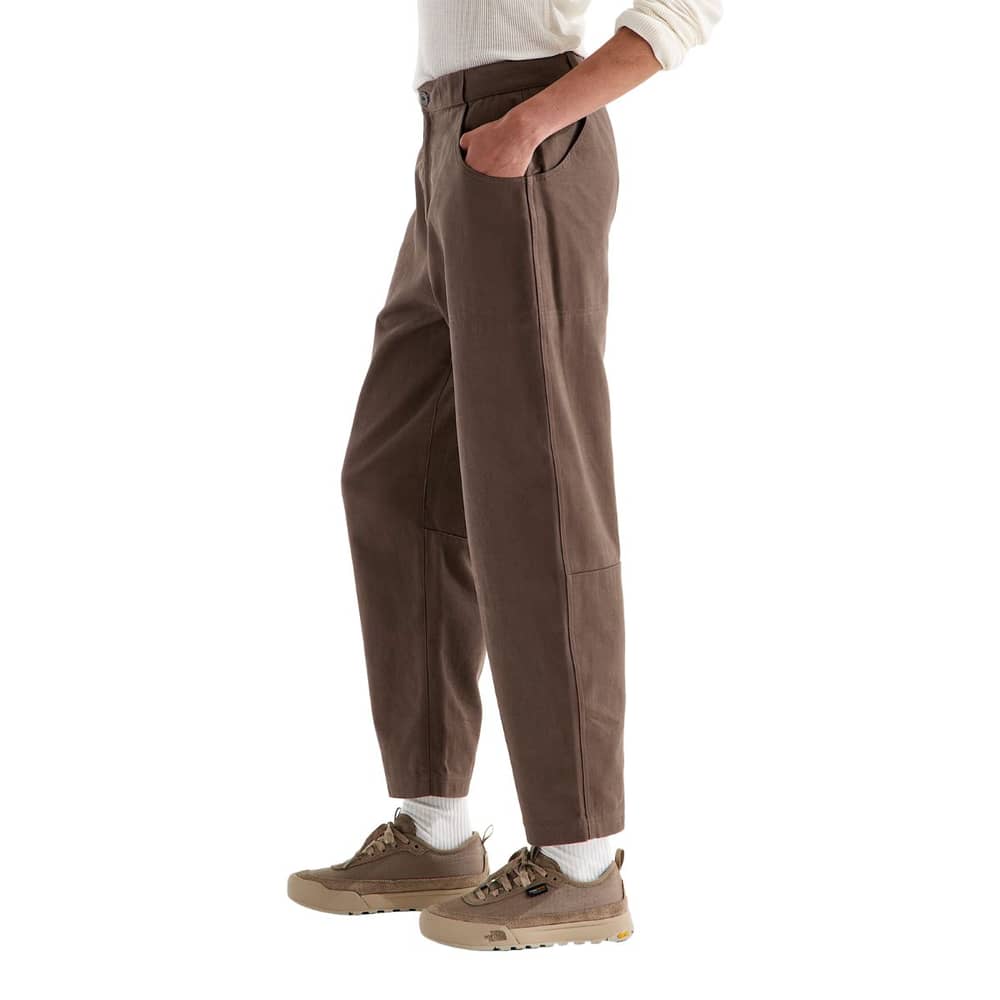 The North Face Women's Pinecrest Heavy Barrel-Leg Pant in Smokey Brown - Image 8 of 8