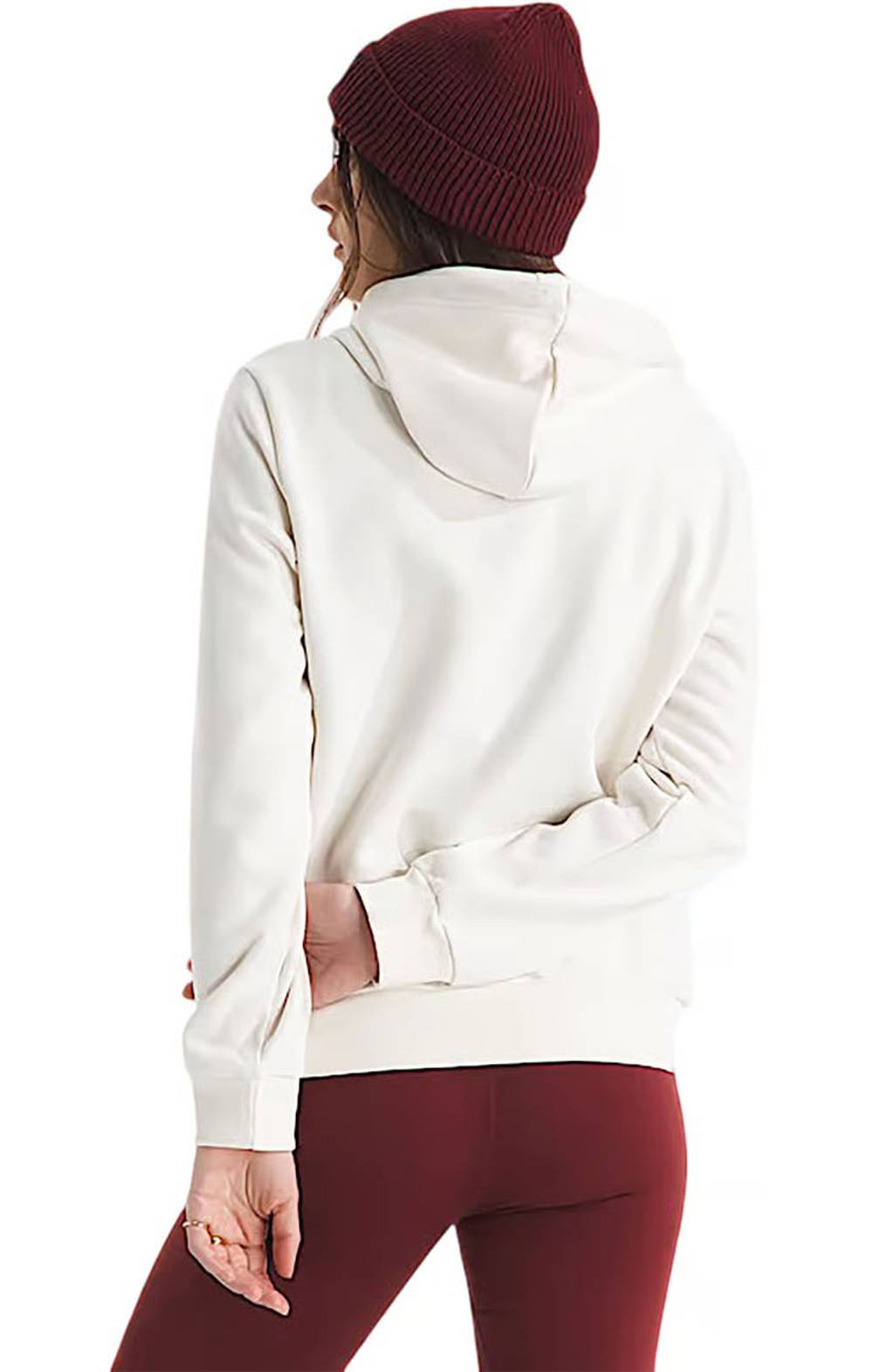 The North Face Women's Evolution Half Dome Regular Hoodie in White Dune - Image 2 of 2
