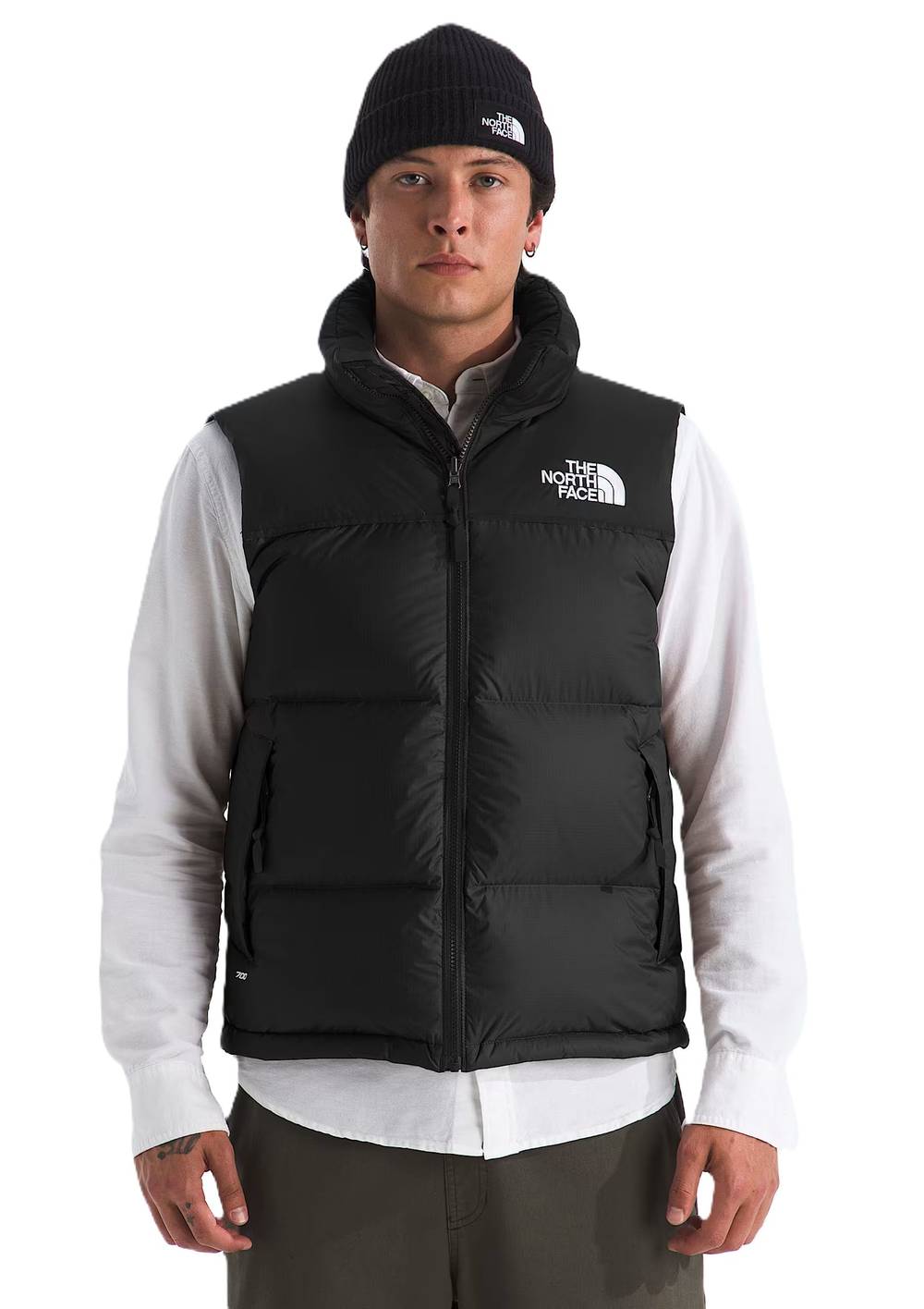 The North Face Men's 1996 Retro Nuptse Vest in TNF Black/Recycled Down - Image 1 of 3