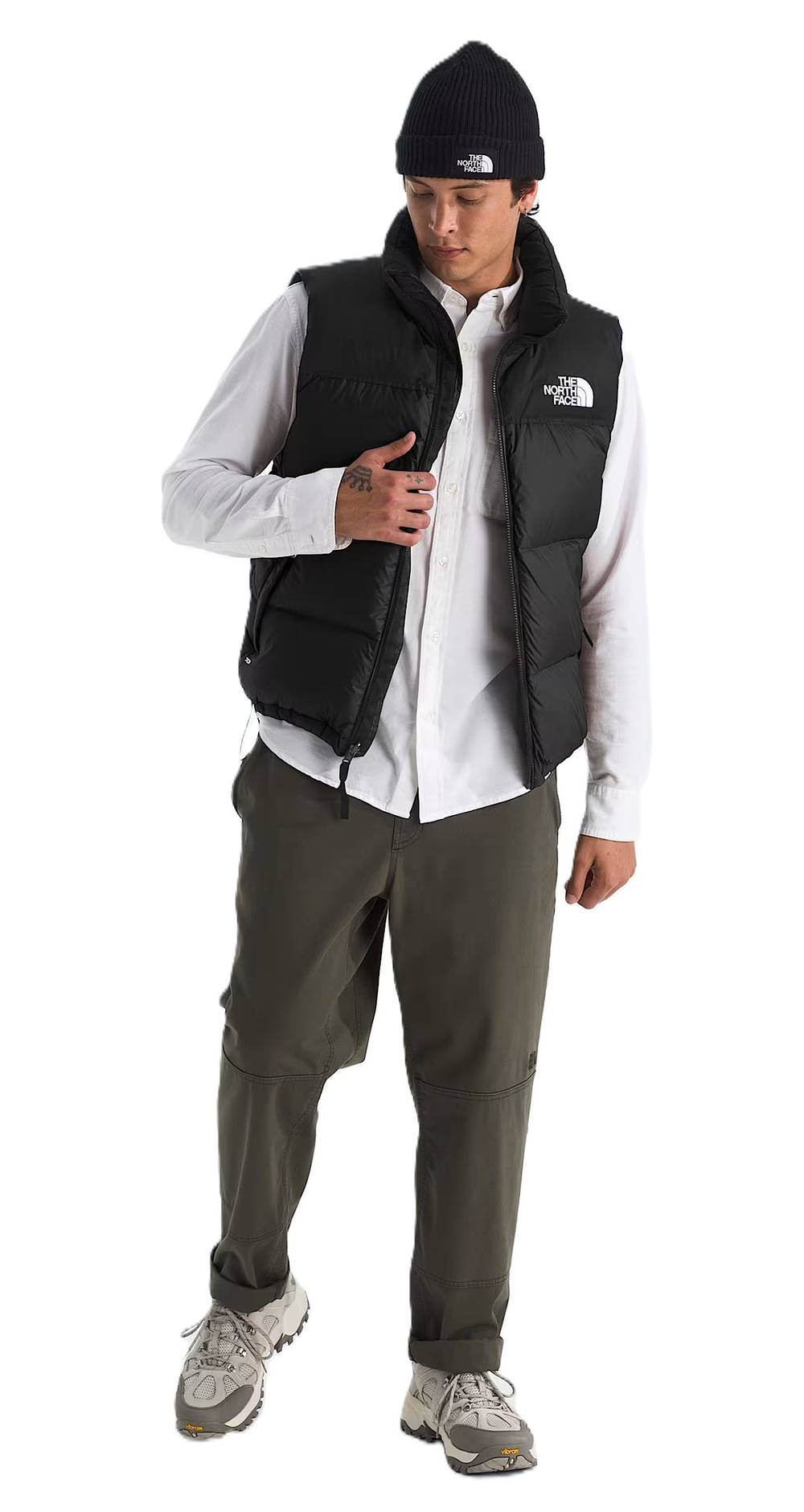 The North Face Men's 1996 Retro Nuptse Vest in TNF Black/Recycled Down - Image 3 of 3