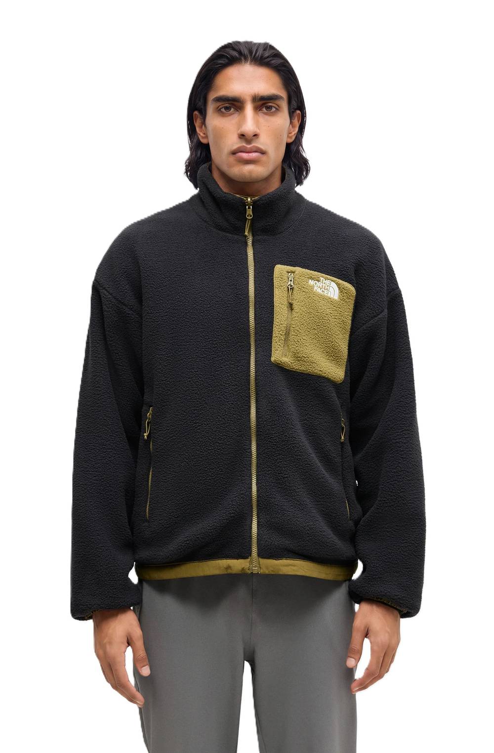 The North Face Men's Yumiori Reversible Jacket in Caraway Seed/TNF Black - Image 2 of 3