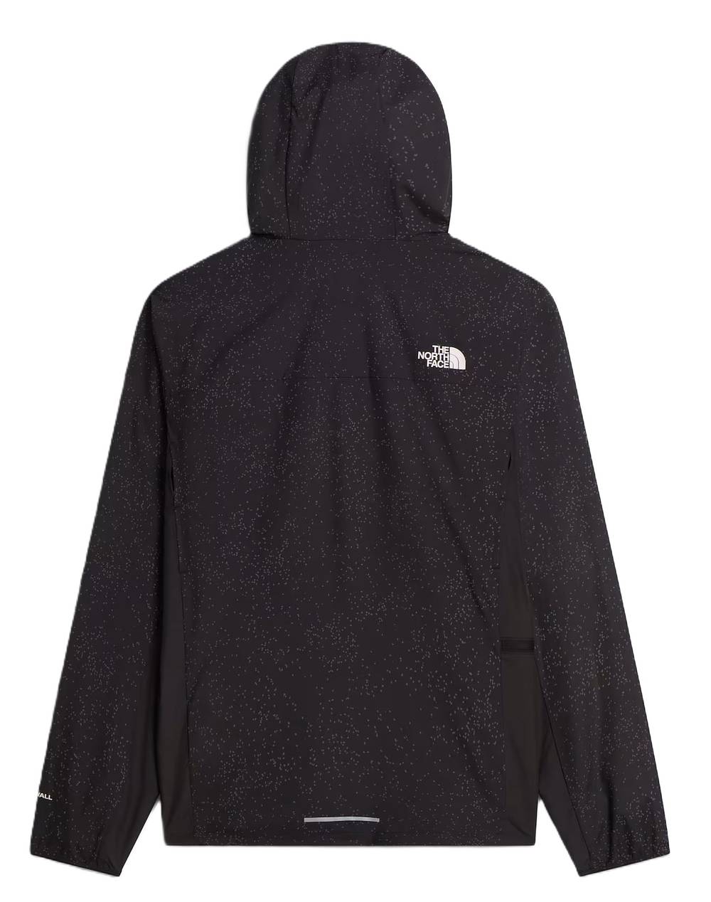 The North Face Men's Fontanales Wind Jacket Reflective in TNF Black Seed Reflective Print - Image 3 of 3