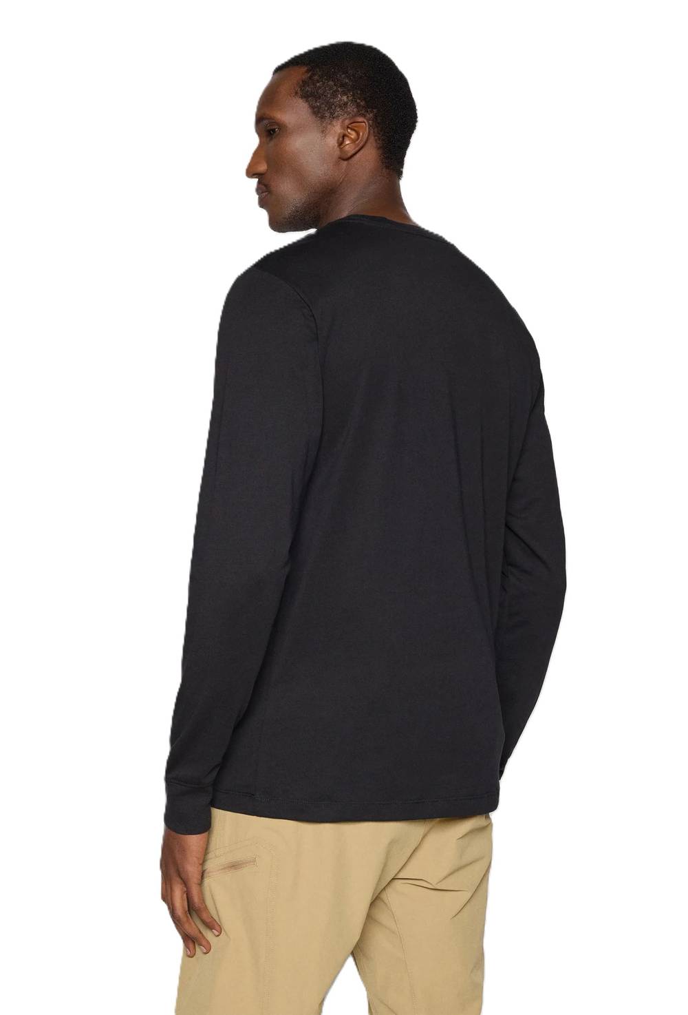 TNF Men's Evolution Simple Dome Regular Long-Sleeve Tee in TNF Black - Image 3 of 3