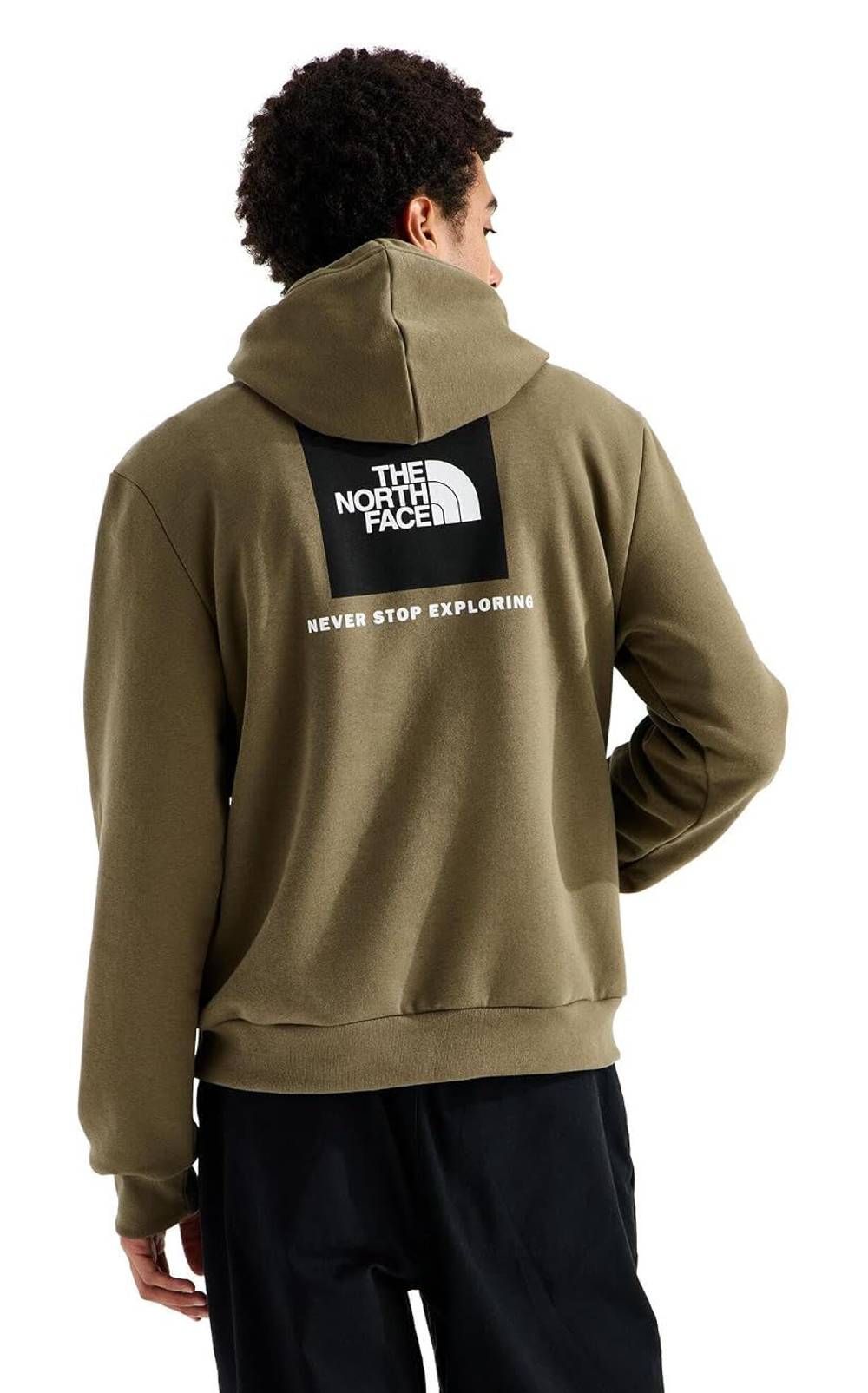 The North Face Men's Evolution Box NSE Regular Hoodie in Caraway Seed - Image 2 of 2